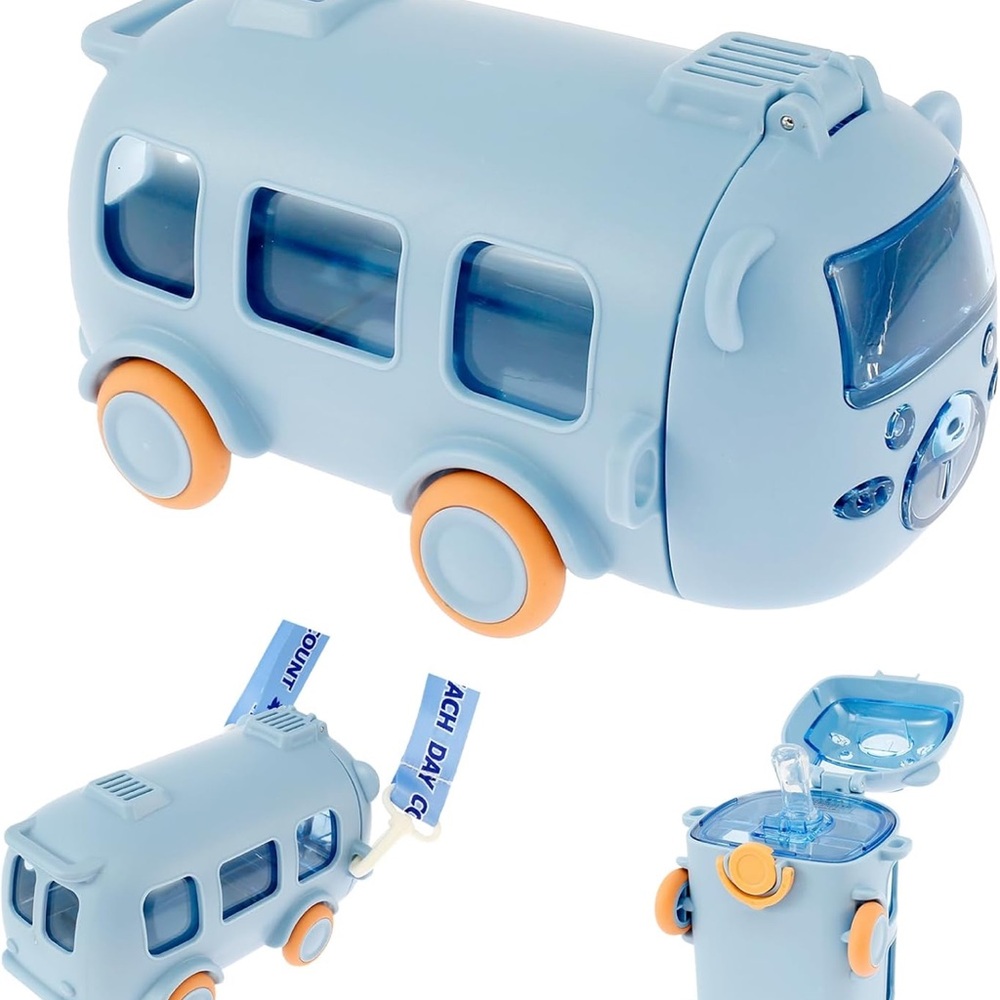 Cute Bus-Shaped Water Bottle